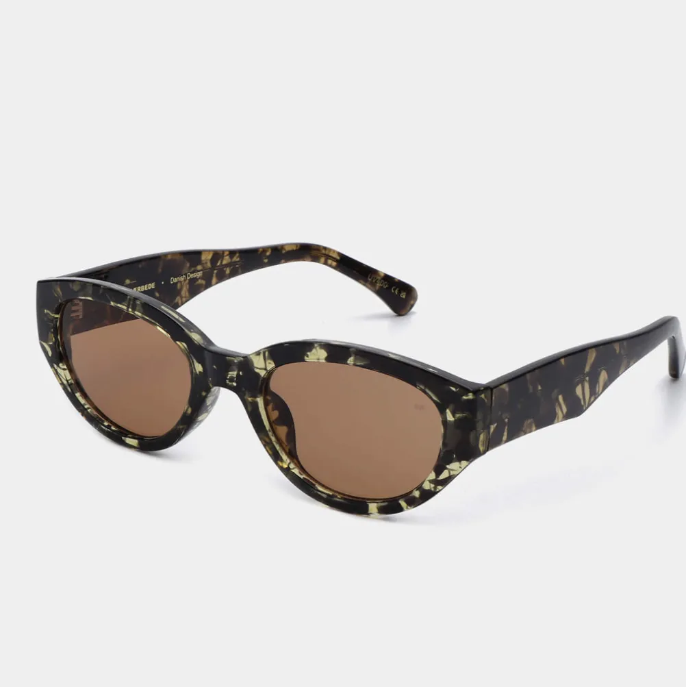 A.KJAERBEDE Winnie Black/Yellow Tortoise