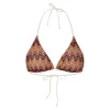 BECK SÖNDERGAARD Amber Bikini Top Orange Rose