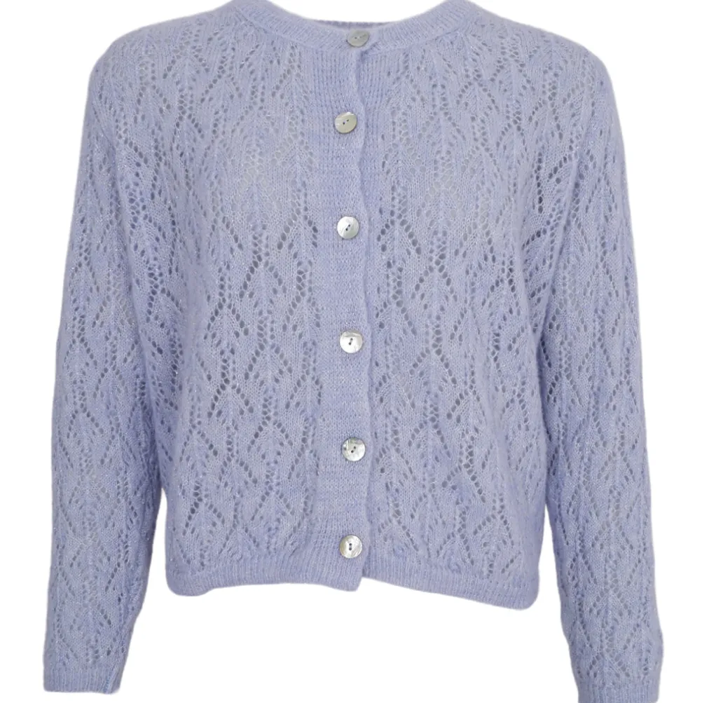 BLACK COLOUR Bcdell Pin Cardigan Light Blue