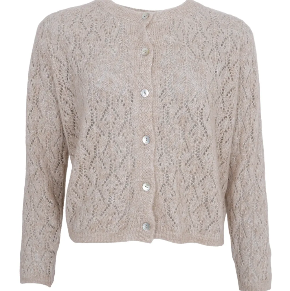 BLACK COLOUR Bcdell Pin Cardigan Nature