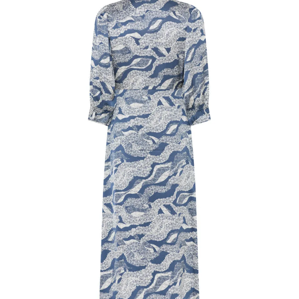 BRUUNS BAZAAR Floret Clarenas Dress Blue Lace