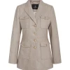 BRUUNS BAZAAR Scarlet Baki Jacket Falllen Rock