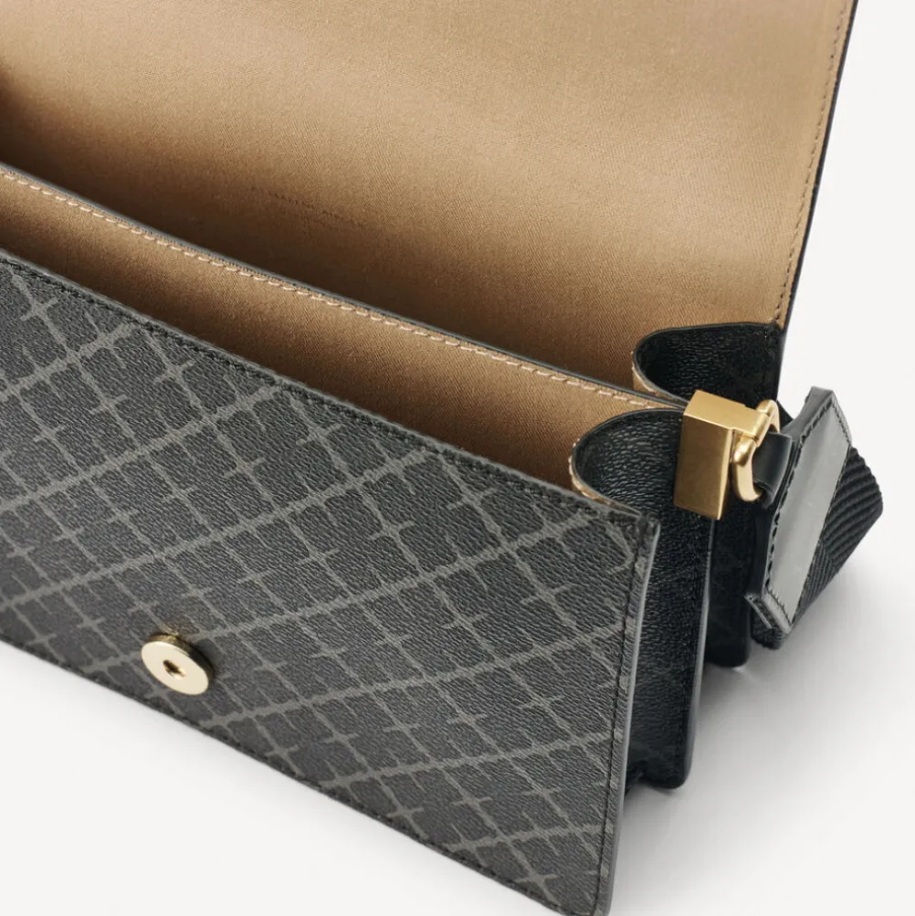 BY MALENE BIRGER Loenna Skuldertaske Charcoal (ny version)