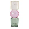 C'EST BON Lystestage 301.963.96 Smør/rosa/oliven 16,5x6 cm