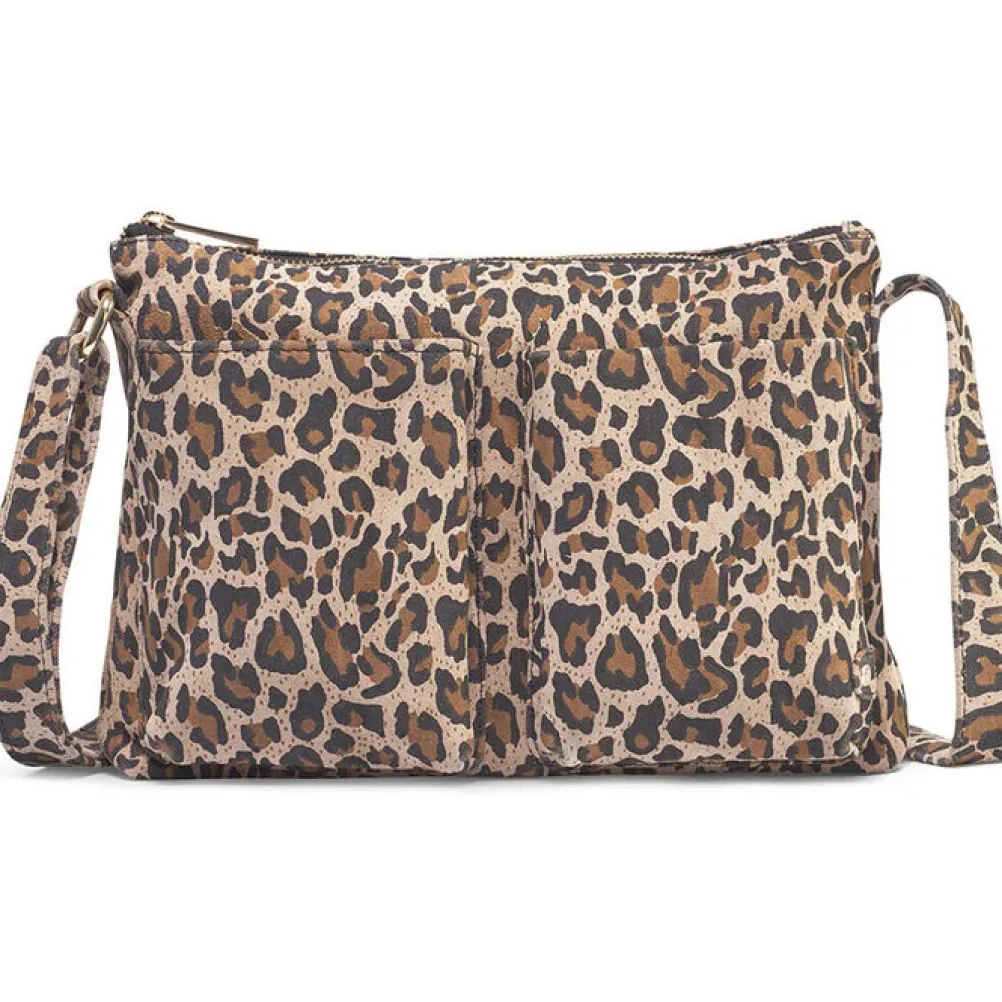 DEPECHE Lædertaske 16200 Leopard