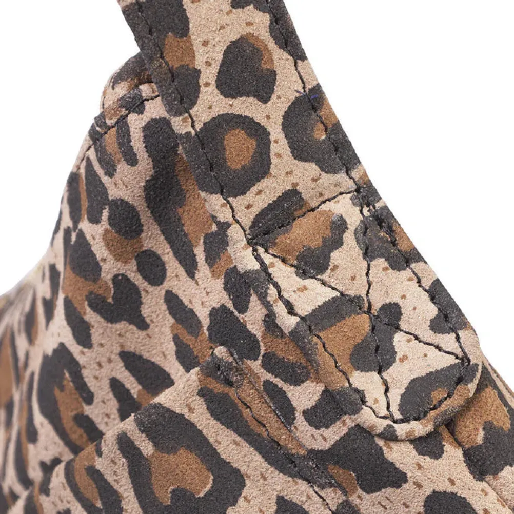 DEPECHE Lædertaske 16200 Leopard