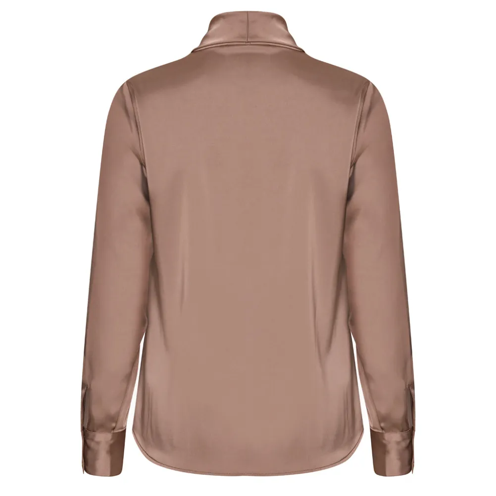 KARMAMIA Jules Blouse Semi Rich Tan