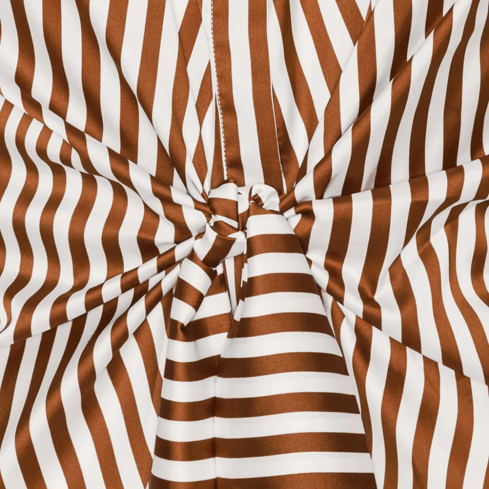 KARMAMIA Lee Shirt Toffee Stripe