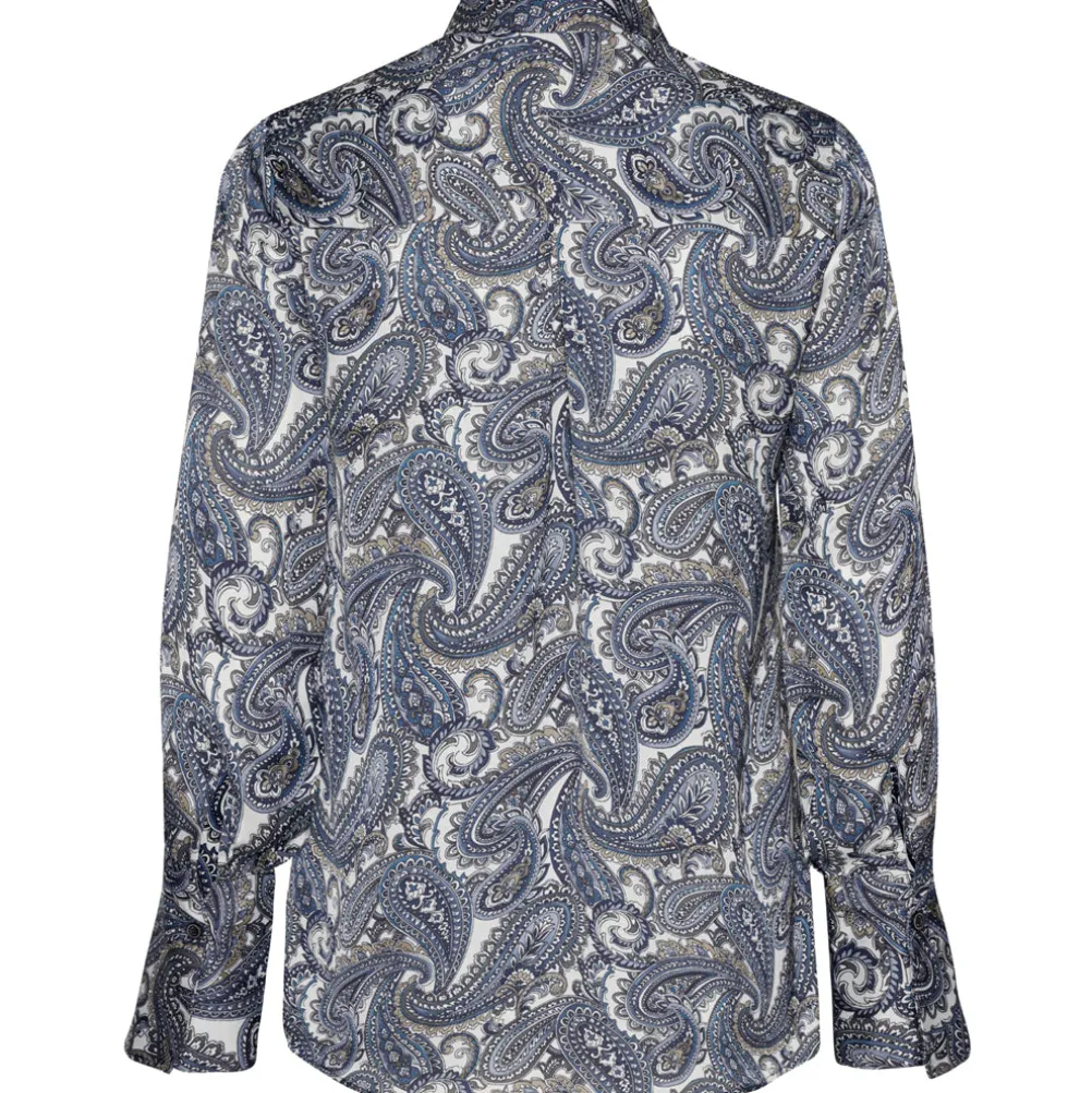 KARMAMIA Zoe Shirt Sapphire Paisley