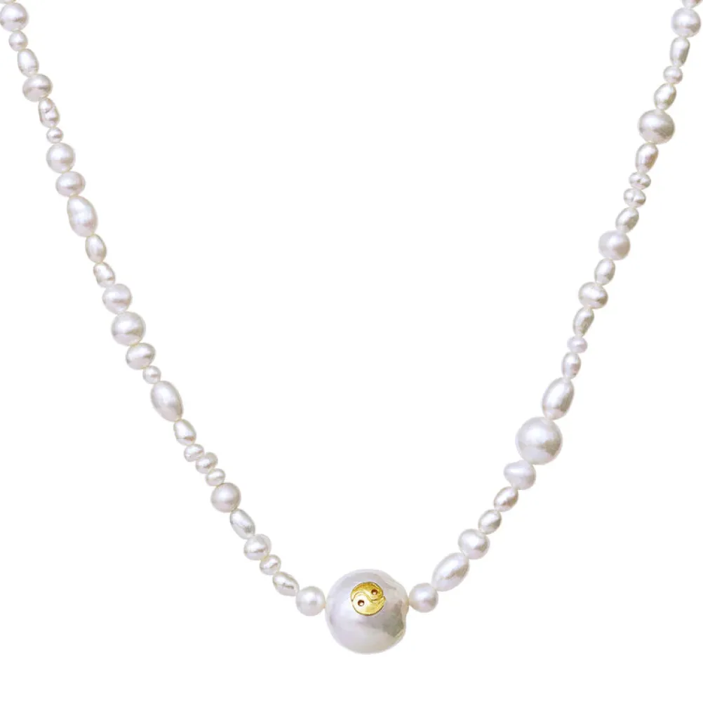 MAANESTEN Maggie Necklace (guld/sølv)