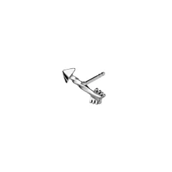 MAANESTEN Sagitta Single Earstick (guld/sølv)