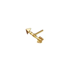 MAANESTEN Sagitta Single Earstick (guld/sølv)