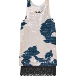 MUNTHE Tuffy Top Palliet Ivory