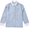 MUNTHE Tuxilima Skjorte Stripe Light Blue