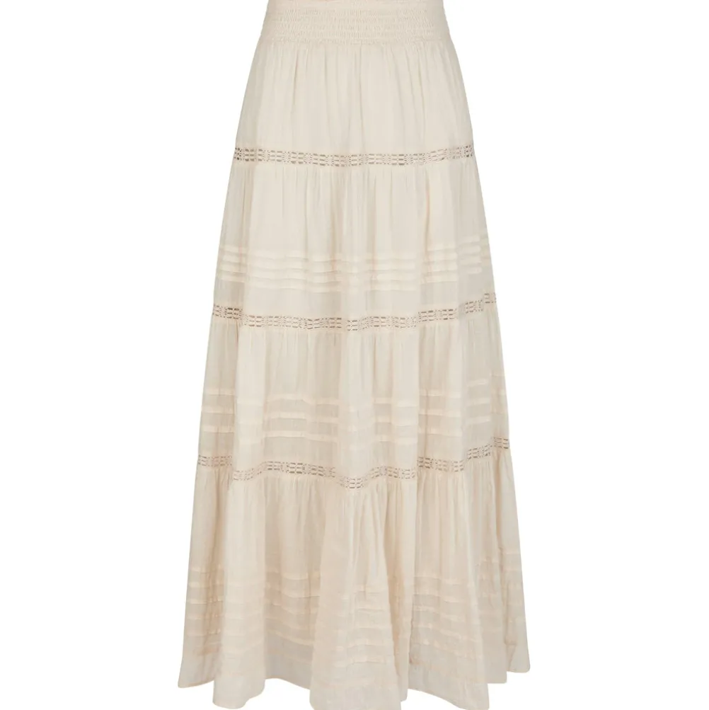 NEO NOIR Felicia Voile Skirt Ivory
