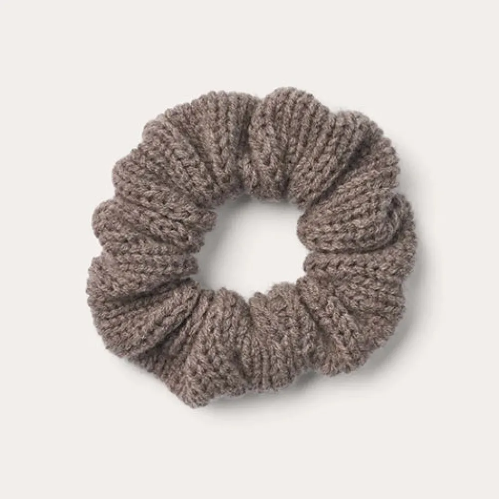 O'TAY Medium Scrunchie Brownstone
