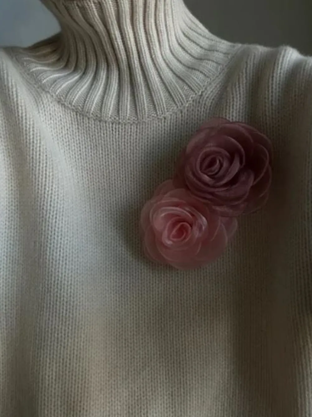 PICO COPENHAGEN Organza Rose String Warm Powder