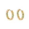 PICO COPENHAGEN Siri Crystal Hoop Multi Pastel