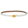 PLISSÉ COPENHAGEN Knot Belt Hvid
