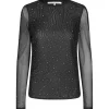 SECOND FEMALE Edgy O-Neck Tee Sort