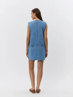 SOFIE SCHNOOR ALBERTINESW S252186 Dress Denim Blue