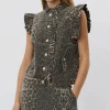 SOFIE SCHNOOR S251428 Fahrasw Vest Light Brown Leopard