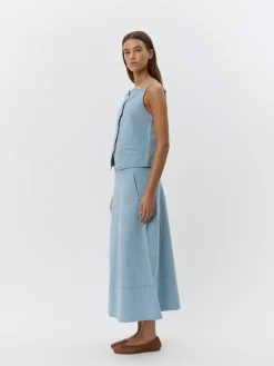 SOFIE SCHNOOR Seliasw Skirt Light Blue