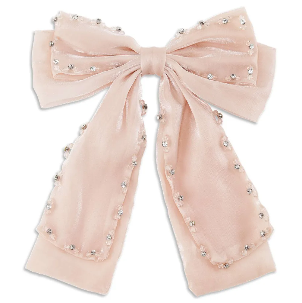 SUI AVA Pastel Crystal Bow Rose